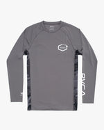 RVCA ISLAND HEX LONG SLEEVE RASHGUARD - CHA