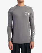 RVCA ISLAND HEX LONG SLEEVE RASHGUARD - CHA