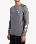 RVCA ISLAND HEX LONG SLEEVE RASHGUARD - CHA