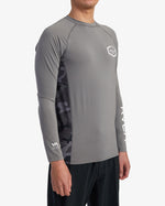 RVCA ISLAND HEX LONG SLEEVE RASHGUARD - CHA