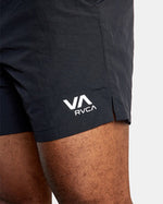 RVCA OUTSIDER PACKABLE SHORTS - BLK