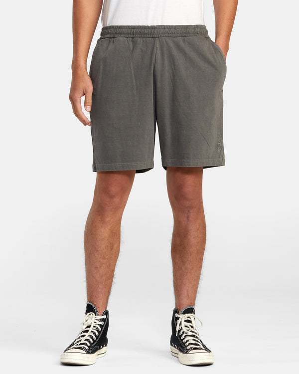RVCA PTC ELASTIC WALKSHORTS 18" - BLK