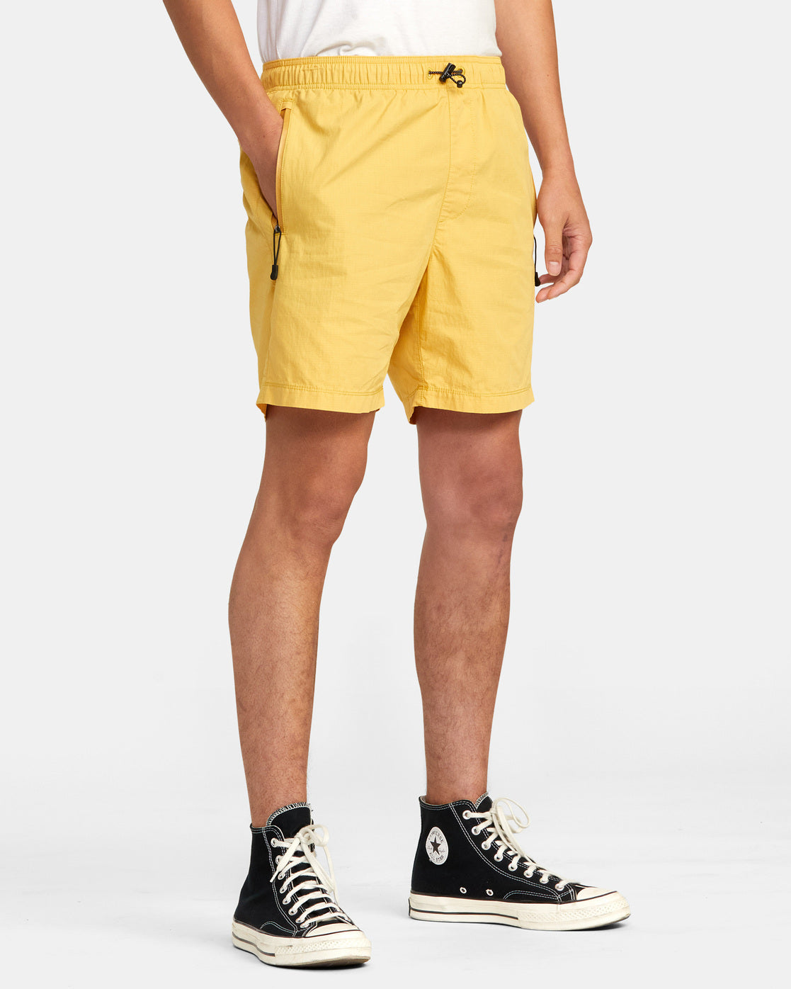 RVCA BRODIE 2 HYBRID ELASTIC SHORTS 17" - VGD