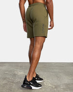 RVCA HAWAII SPORT ELASTIC WALKSHORTS IV 17" - OLV