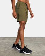 RVCA HAWAII SPORT ELASTIC WALKSHORTS IV 17" - OLV