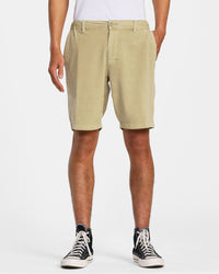 RVCA ALL TIME COASTAL RINSED HYBRID 19" SHORT - KHA
