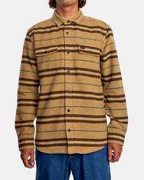RVCA BLANKET LS SHIRT - DKH