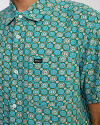 RVCA VANNER GAUZE SHORT SLEEVE SHIRT