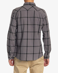 RVCA NEPS PLAID LONG SLEEVE SHIRT - SMK