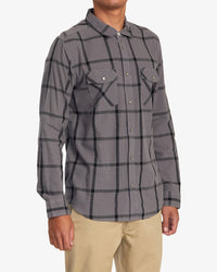RVCA NEPS PLAID LONG SLEEVE SHIRT - SMK