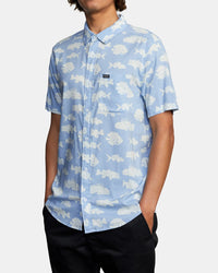 RVCA HORTON DEAD FISH SS - BLU