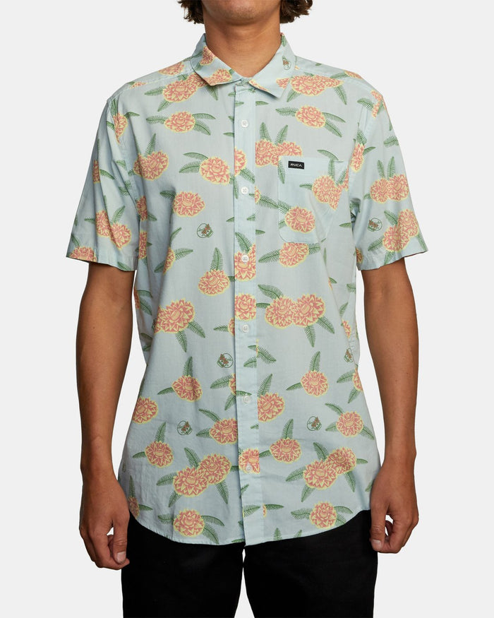 RVCA LUKE P FLORAL SS - GNT