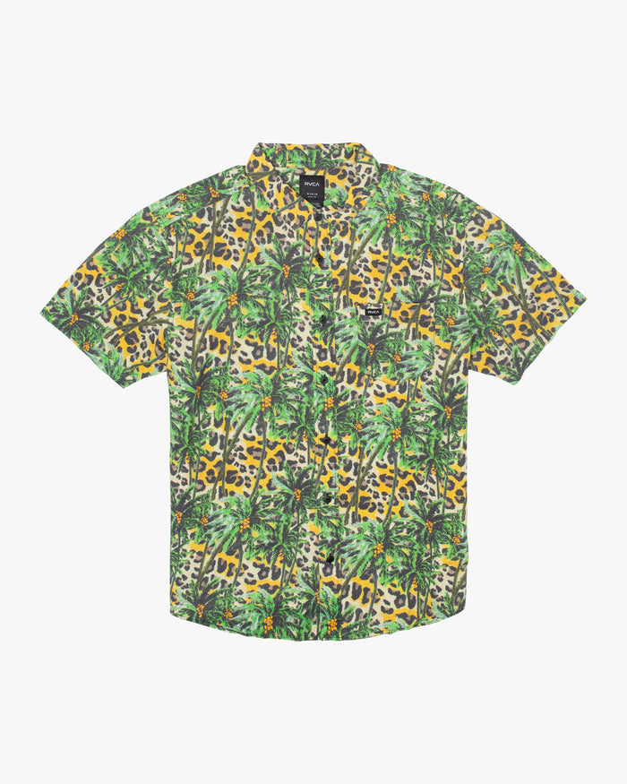 RVCA BADSVILLE SHORT SLEEVE SHIRT - JGL