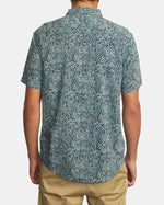 RVCA MICRO CAT SHORT SLEEVE SHIRT - TEA