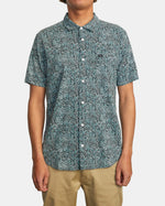 RVCA MICRO CAT SHORT SLEEVE SHIRT - TEA