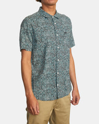 RVCA MICRO CAT SHORT SLEEVE SHIRT - TEA