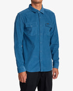 RVCA FREEMAN CORDUROY LONG SLEEVE SHIRT - BQM0