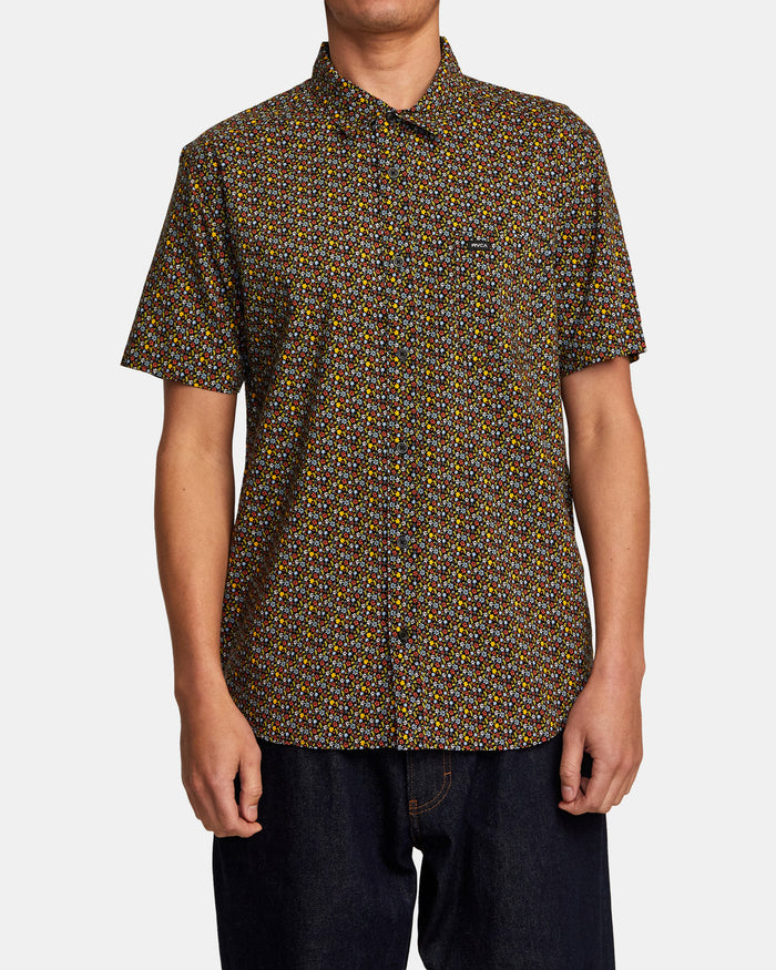 RVCA MICRO GARDEN SHORT SLEEVE SHIRT - MUL