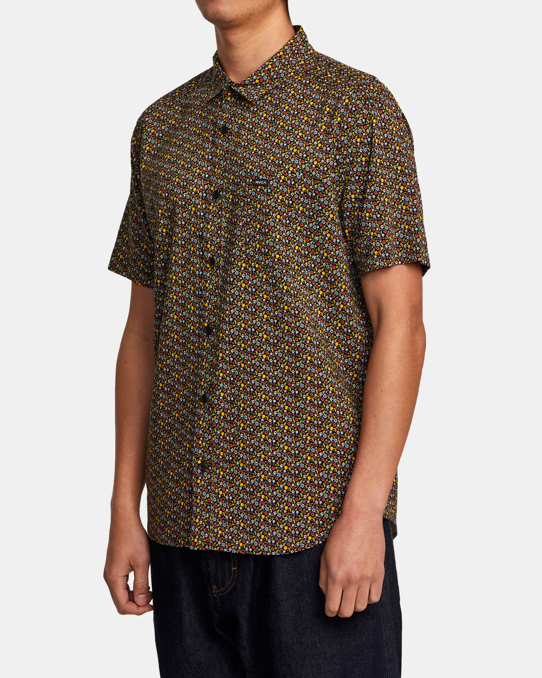 RVCA MICRO GARDEN SHORT SLEEVE SHIRT - MUL