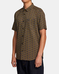 RVCA MICRO GARDEN SHORT SLEEVE SHIRT - MUL