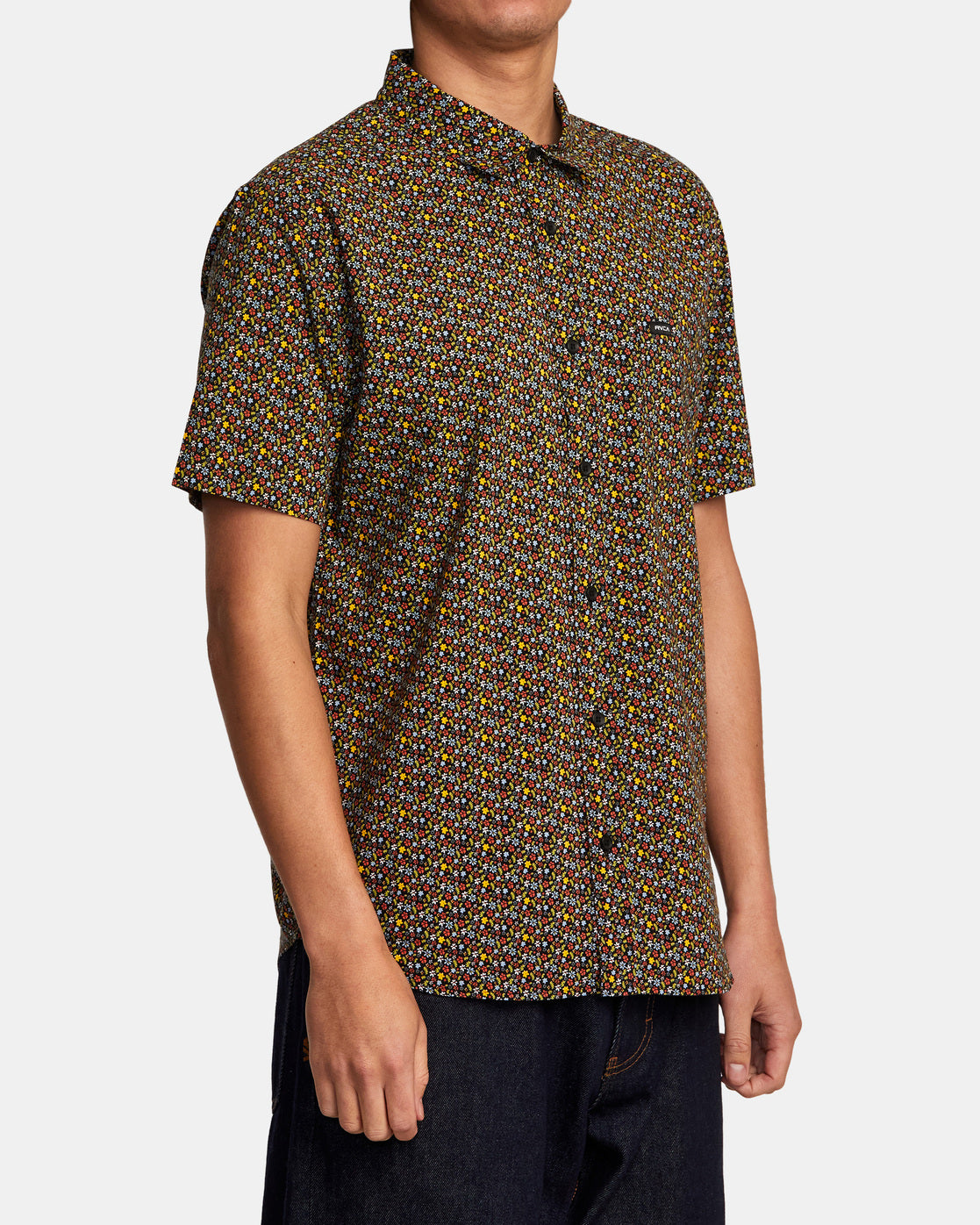 RVCA MICRO GARDEN SHORT SLEEVE SHIRT - MUL