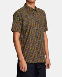 RVCA MICRO GARDEN SHORT SLEEVE SHIRT - MUL