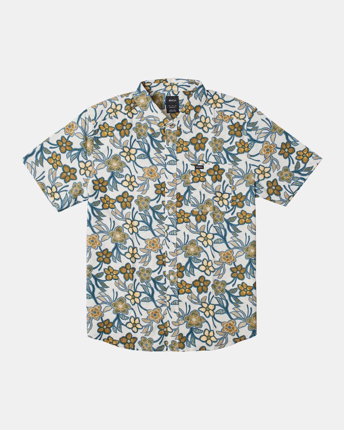 RVCA EVENING FLORAL SHIRT - SLB