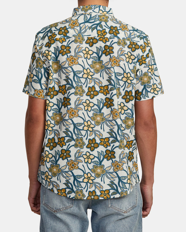 RVCA EVENING FLORAL SHIRT - SLB