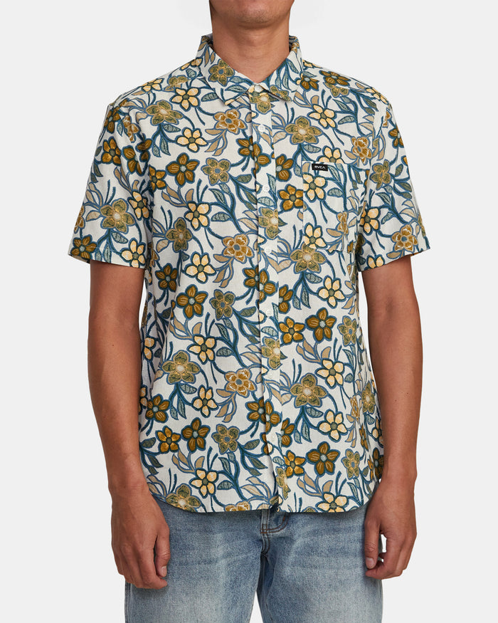 RVCA EVENING FLORAL SHIRT - SLB