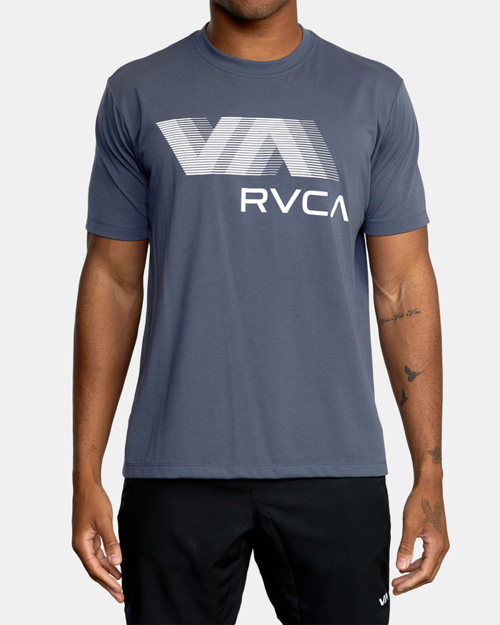 RVCA VA RVCA BLUR SS PERFORMANCE TEE - KRQ0