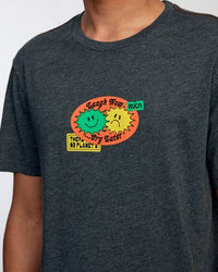 RVCA LAUGH NOW SHORT SLEEVE TEE