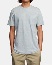 RVCA PTC STANDARD WASH SS TEE - HGR