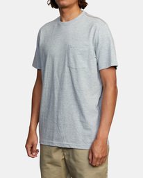 RVCA PTC STANDARD WASH SS TEE - HGR