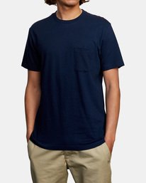 RVCA PTC STANDARD WASH SS TEE - NVY