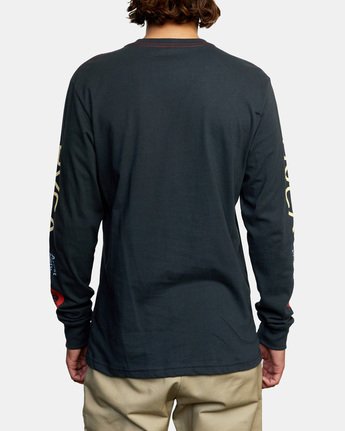 RVCA ANP LONG SLEEVE TEE - BLK