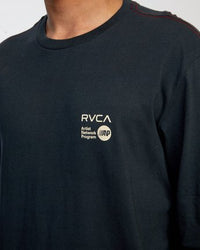 RVCA ANP LONG SLEEVE TEE - BLK