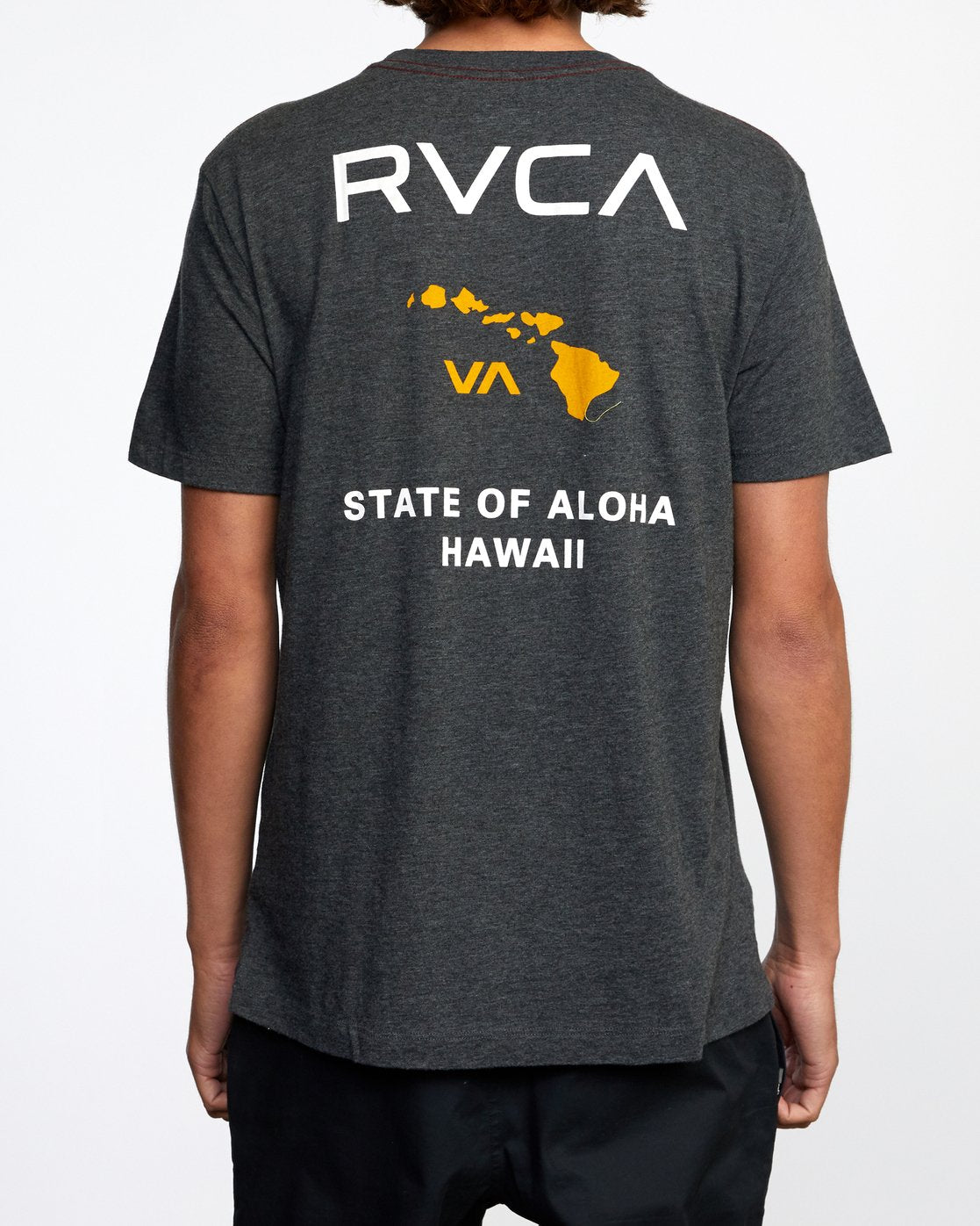 STATE OF ALOHA SHORT SLEEVE TEE - BLACK