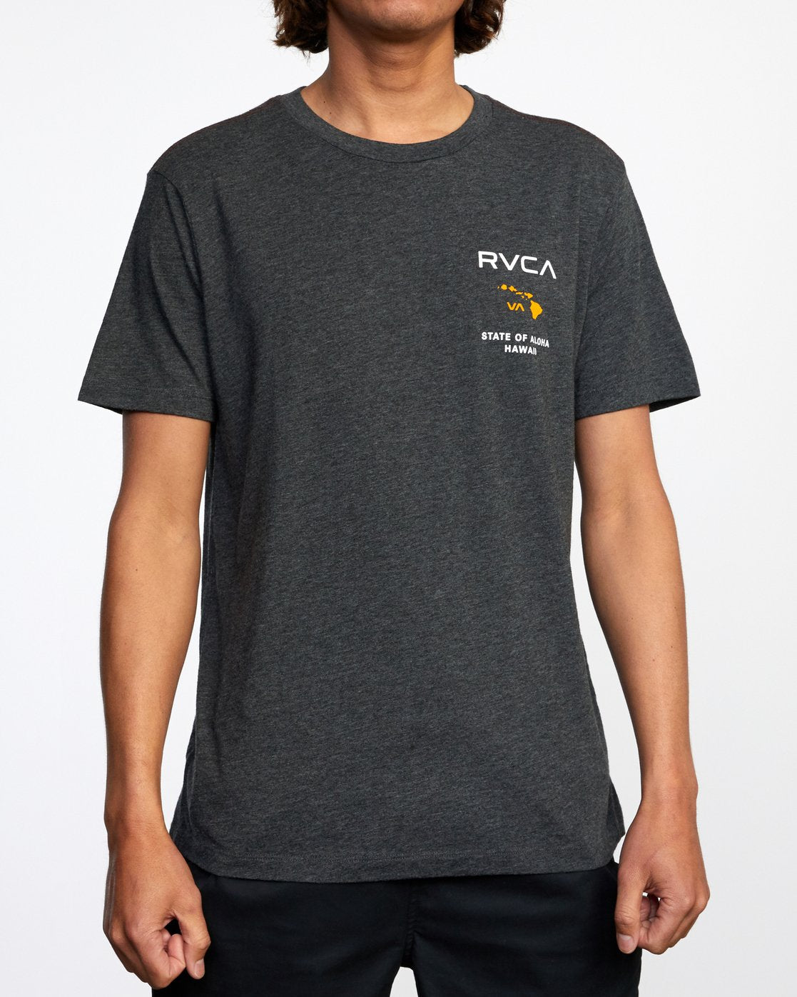 STATE OF ALOHA SHORT SLEEVE TEE - BLACK