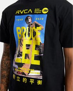 RVCA BRUCE LEE AS YOU THINK SS TEE - BLK