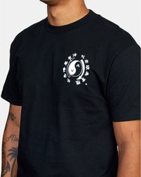RVCA EIGHTY YEARS SS TEE - BLK