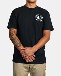 RVCA EIGHTY YEARS SS TEE - BLK