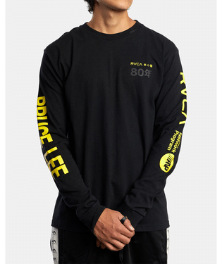 RVCA AS YOU THINK LS TEE - BLK
