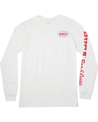 RVCA BAR N GRILL LS - WHT