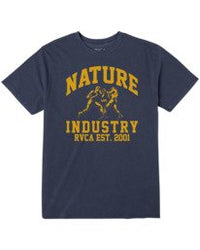 RVCA BOXING ALMA MATTER SS TEE - MVY