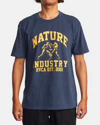 RVCA BOXING ALMA MATTER SS TEE - MVY