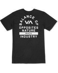RVCA PE SHORT SLEEVE TEE - BLK