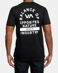 RVCA PE SHORT SLEEVE TEE - BLK