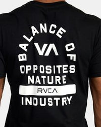 RVCA PE SHORT SLEEVE TEE - BLK