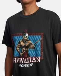 RVCA EVAN MOCK HAWAIIAN WRRIOR SS - BLK