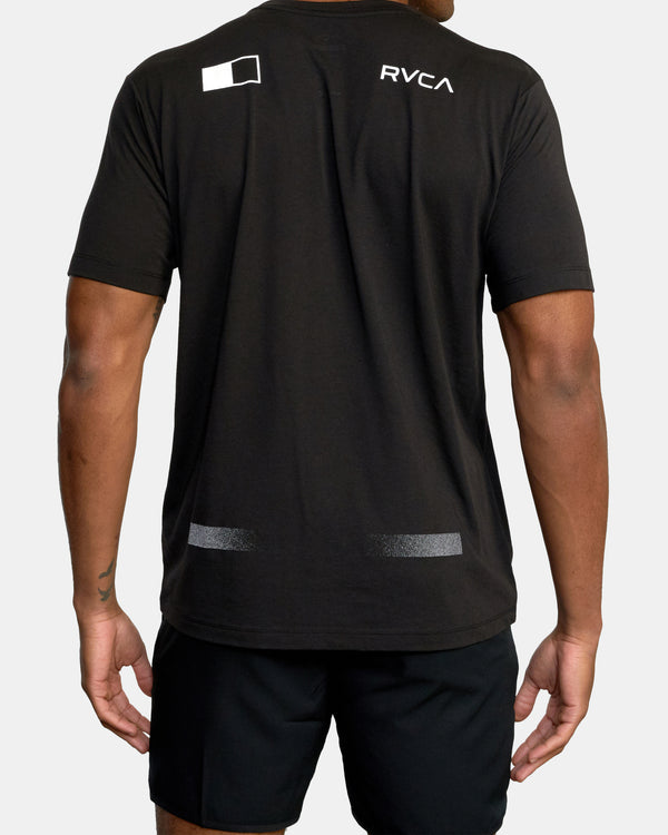 RVCA PIX BAR WORKOUT SHIRT - BLK